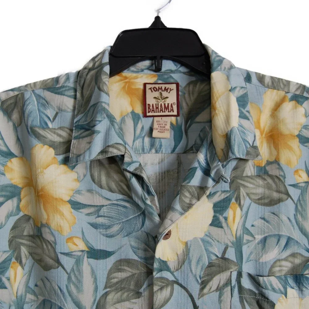 Tommy Bahama Men's Silk Shirt - Size Large - Picture 2 of 5